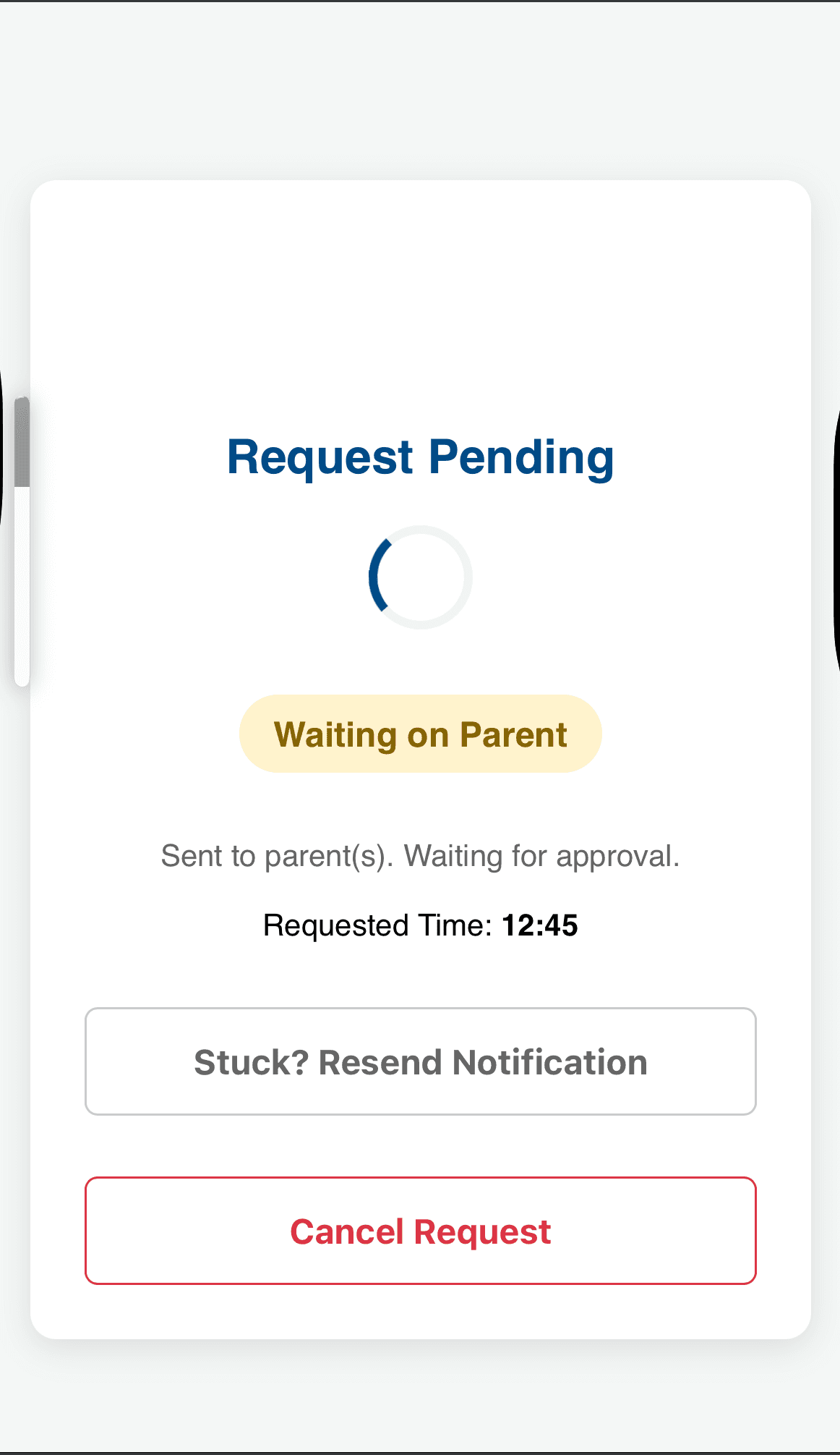 Early Leave System view 3
